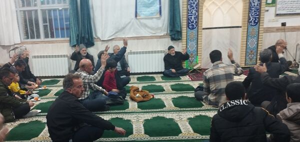مراسم عید مبعث در مسجد النبی خلیل آباد