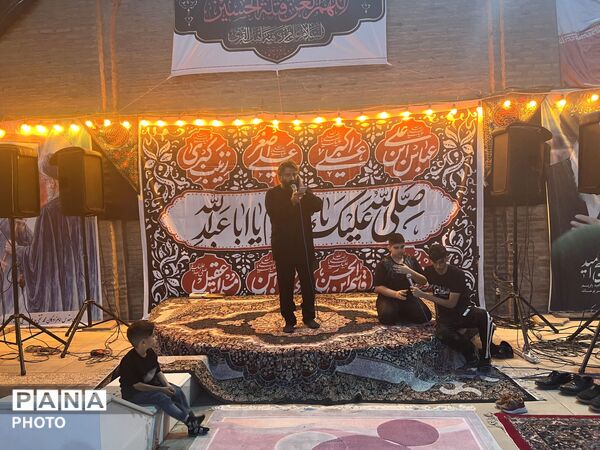  قرائت زیارت عاشورا و اطعام حسینی در امامزاده شهرک ینگی امام ساوجبلاغ 
