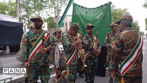 رژه اقتدار دختران معصومی در گرگان