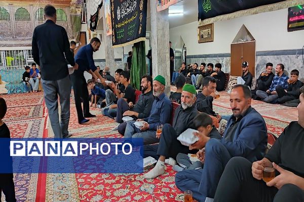 شام غریبان حسینی در مسجد جامع شهر بار