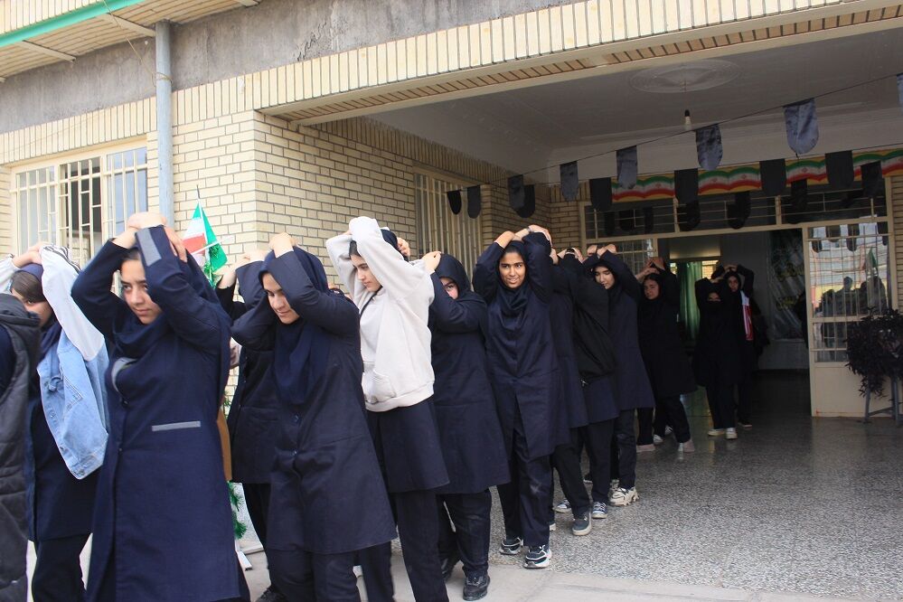 مانور سراسری زلزله در کرمان