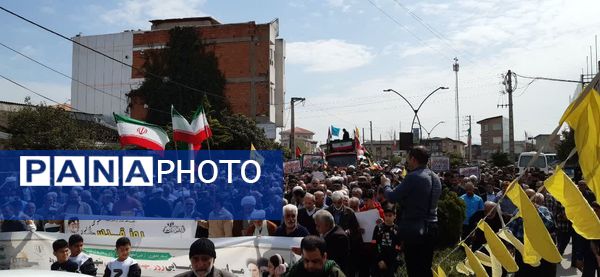 برگزاری راهپیمایی روز قدس در میاندورود 