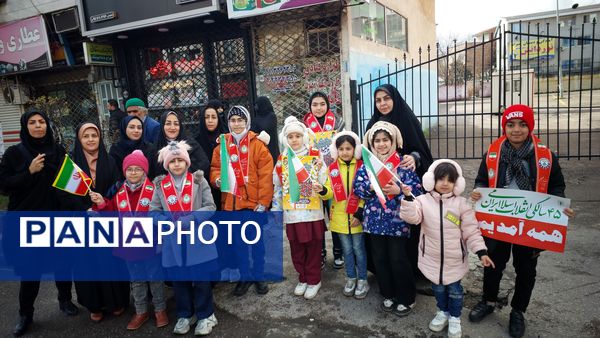 راهپیمایی 22 بهمن در مه ولات 