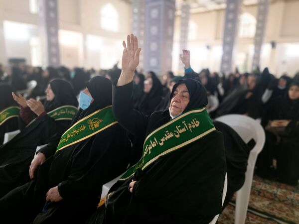 آیین گرامیداشت وفات حضرت ام البنین(س) و تکریم مادران و همسران شهدای شهرستان قدس