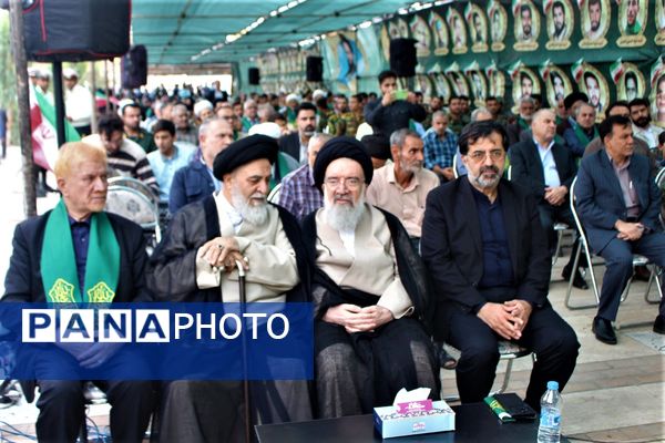 آیین سالگرد شهید آیت الله سعیدی و شهدای سادات استان قم 