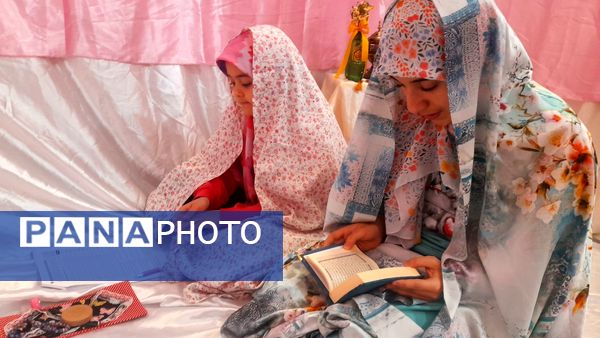 نخستین روز اعتکاف دانش‌آموزی ناحیه ۳ کرج در مسجد حضرت خدیجه(س)