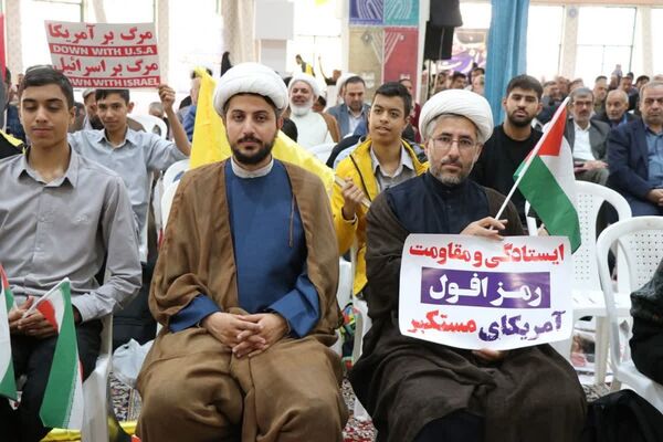 اجتماع بزرگ مردم خراسان شمالی در محکومیت جنایات رژیم اشغالگر صهیونیستی 