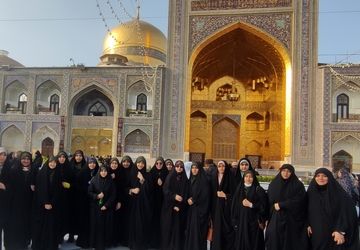 اردوی تشویقی دانش‌آموزان نخبه استان گیلان به مشهد مقدس