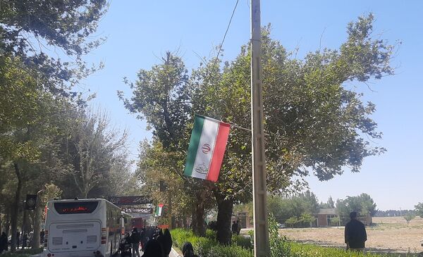 جاماندگان اربعین حسینی در  راهپیمایی حرم تا حرم نیشابور 