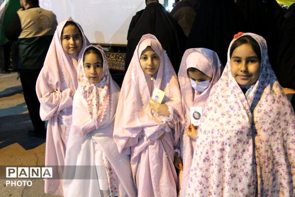 آسمان سامان، امروز رنگِ حرم را به خود گرفت