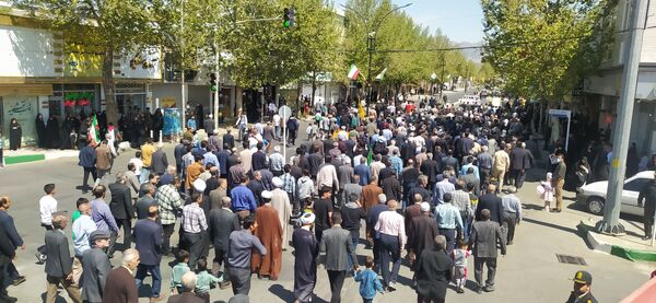 حضور مردم ولایتمدار شهرستان کاشمر در راهپیمایی روز جهانی قدس
