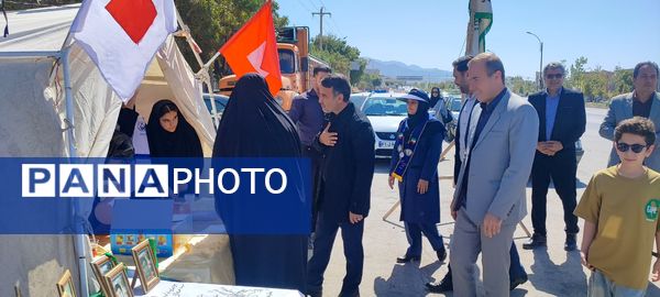 برپایی موکب سازمان دانش‌آموزی در شهرستان سملقان