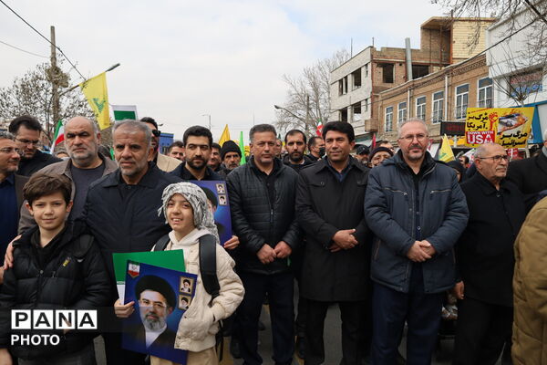 راهپیمایی روز جهانی قدس در آذربایجان غربی