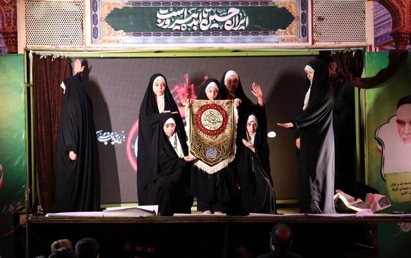 مراسم عزاداری شب سوم محرم در شهرک شیرودی اسلامشهر