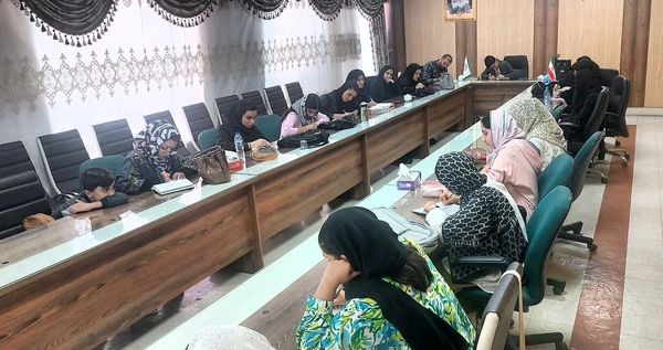 جلسه اول دوره بازیگری صدا در خبرگزاری پانا آذربایجان شرقی