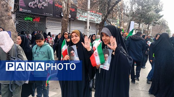 راهپیمایی یوم الله۲۲بهمن در شهرستان نیشابور 