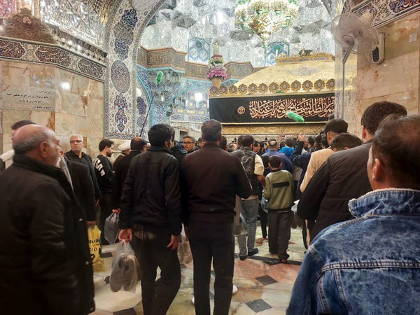 مراسم احیاء سومین شب قدر در حرم حضرت معصومه(س)