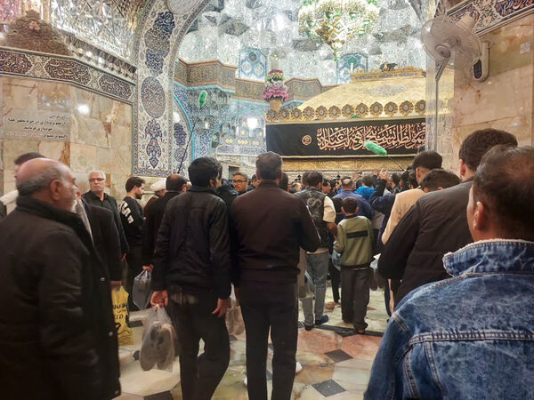 مراسم احیاء سومین شب قدر در حرم حضرت معصومه(س)