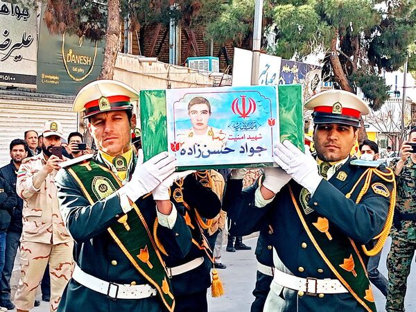 تشییع با شکوه شهید جوادحسن زاده شهید مرزبانی فراجا