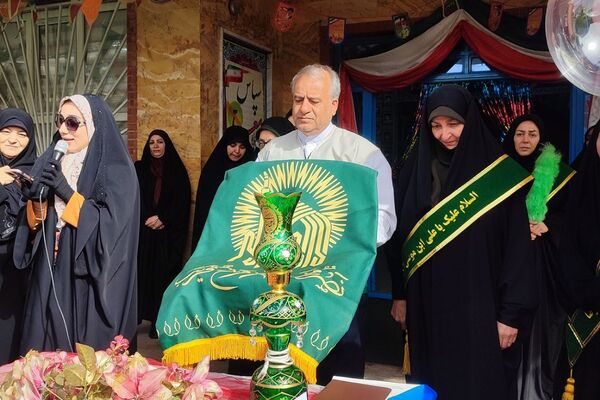 حضور خادمین آستان قدس رضوی در مدرسه شاهد کوثر رباط‌کریم به مناسبت دهه کرامت