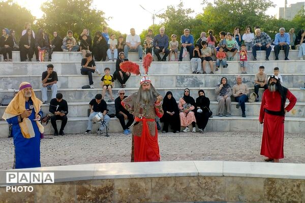 اجرای تعزیه به مناسبت دهه دوم محرم در بهارستان دو