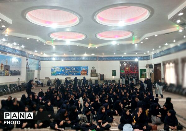 هیئت رضوی نیشابور میزبان دانش آموزان مدرسه کوثر در جشن روز دختر