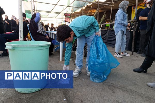 بازید مسئولان از موکب دانش‌آموزی طریق القصی