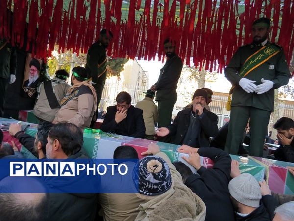 استقبال از شهدای گمنام در شهرستان بجنورد 