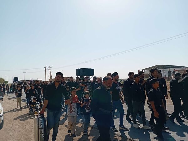 پیاده روی جاماندگان اربعین از روستای نقاب تا امامزاده سید حسن روستای میر آباد