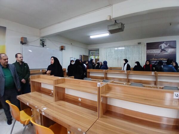 افتتاحیه سالن مطالعه شهید سردار سلیمانی در دبیرستان آزرم ناحیه یک مشهد