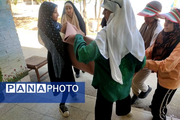 اردوی نوجهادان تربیت علوی به دبستان ظفر آبشور