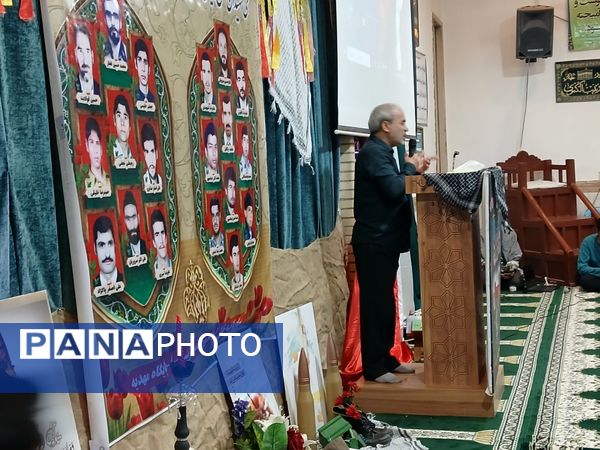 یادواره شهدای شهرستان خلیل‌آباد در مسجد نبی 