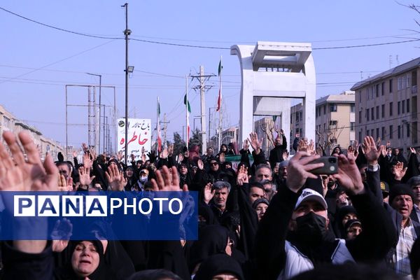 مراسم تشییع پیکر مطهر شهید والامقام شاهین دهقانی