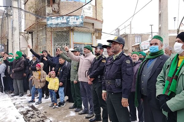 راهپیمایی ۲۲بهمن در شهر بار 