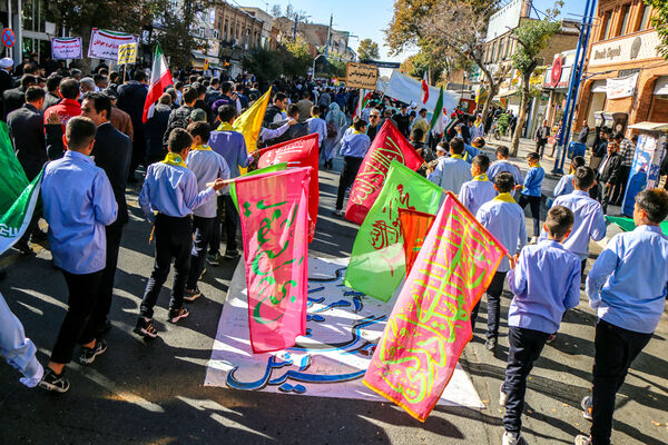 مراسم راهپیمایی ۱۳ آبان در ارومیه