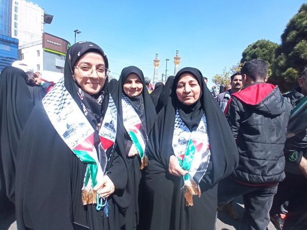 حضور پرشور مشهدی‌ها در راهپیمایی روز قدس؛ فریاد حمایت از فلسطین