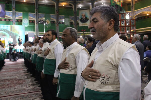 برگزاری کاروان سرباز فصل پنجم روایت یزد در حسینیه محمودآباد