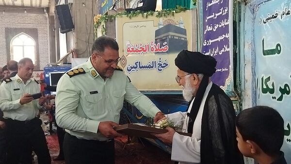نماز عبادی و سیاسی جمعه همزمان با آغاز هفته نیروی انتظامی در نیشابور