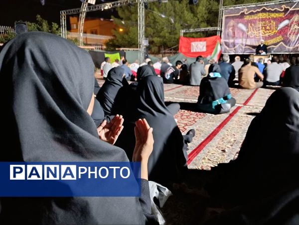 جوانان هلال احمر کاشمر در سوگ رقیه (س)