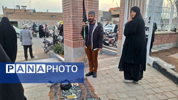 آیین چراغ برات در مزار شهیدان خلیل آباد 