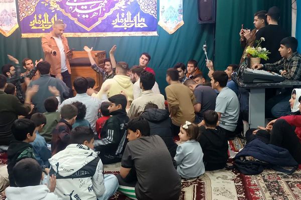 مراسم شب نیمه شعبان در پایگاه حر قرچک