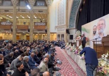 مراسم یادبود شهید علی لاریجانی و شهید مرتضی لاریجانی برگزار شد
