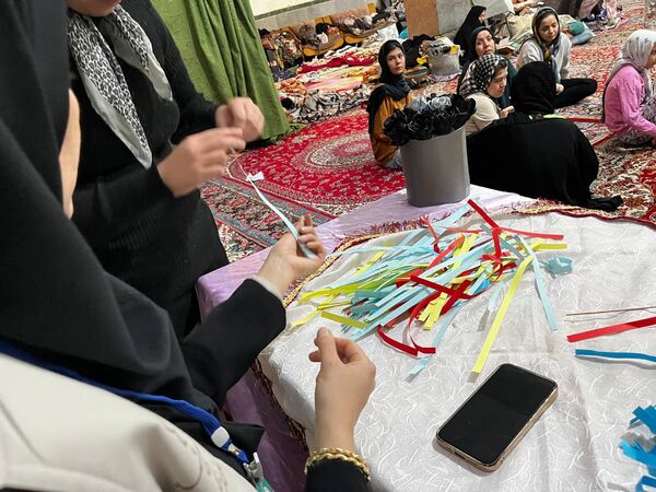 آخرین لحظات معنوی روز اعتکاف در مسجد امام حسین(ع)