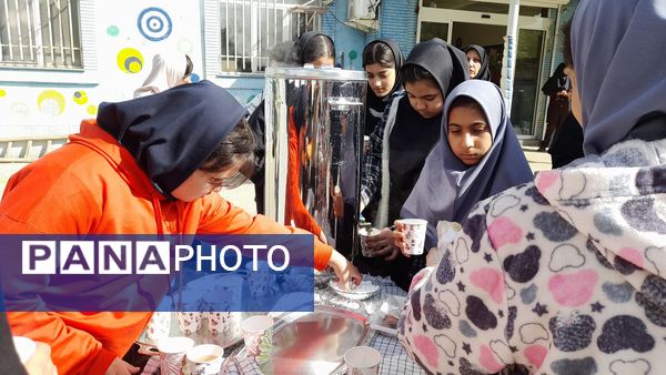 بزرگداشت شهید مقاومت سید حسن نصرالله در دبیرستان صفورا ۲ مشهد