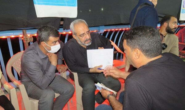 برپایی مواکب نذر خدمت به‌مناسبت اربعین حسینی در خیابان بزرگمهر اصفهان