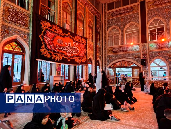 برگزاری مراسم عزاداری شب عاشورا در تکیه ابوالفضلی نیشابور 