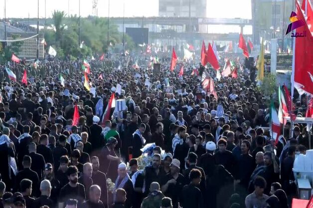 مراسم تشییع پیکر رهبر شهید امت در نجف اشرف آغاز شد