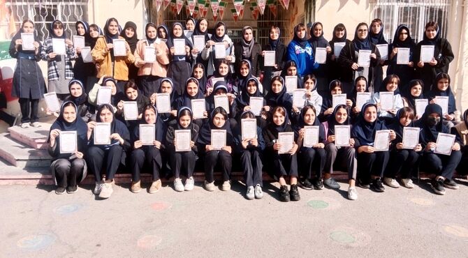 جشن هفته امور تربیتی در مدرسه منتظرقائم فردیس