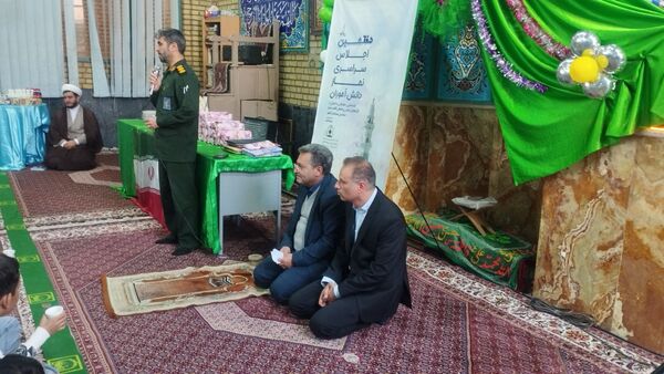 آغاز مسئولیت دینی؛ جشن سن تکلیف دانش‌آموزان پسر مدرسه شهید آیت‌الله مدرس قرچک