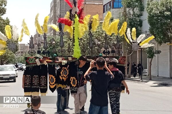 مراسم عزاداری ظهر عاشورا در شهر صباشهر
